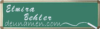 Elmira Behler Visitenkarte